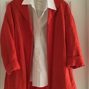 Cold water Creek Linen jacket